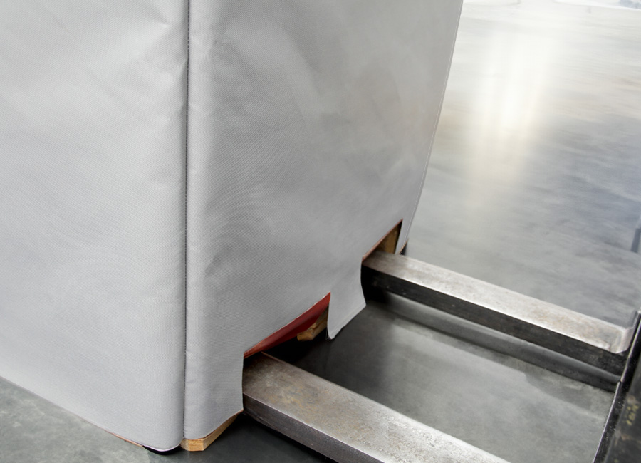 Fire Containment Covers for Pallets and Wire Mesh Boxes