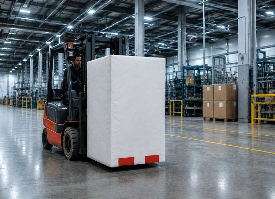 Fire Containment Covers for Pallets and Wire Mesh Boxes